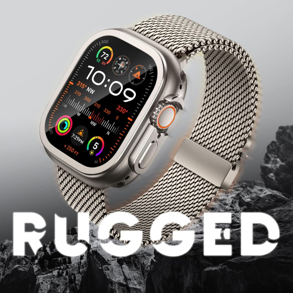 Suitisbest Apple Watch 10 46mm Bumper Klf-Titanium Black 