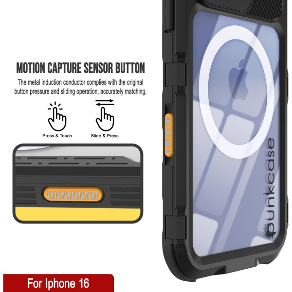 Punkcase iPhone 16 Su Geirmez Extreme 2.0 Klf-Black