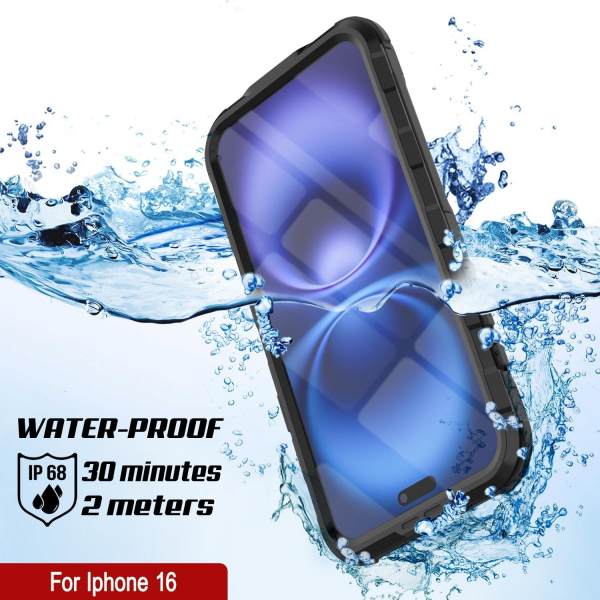 Punkcase iPhone 16 Su Geirmez Extreme 2.0 Klf-Black