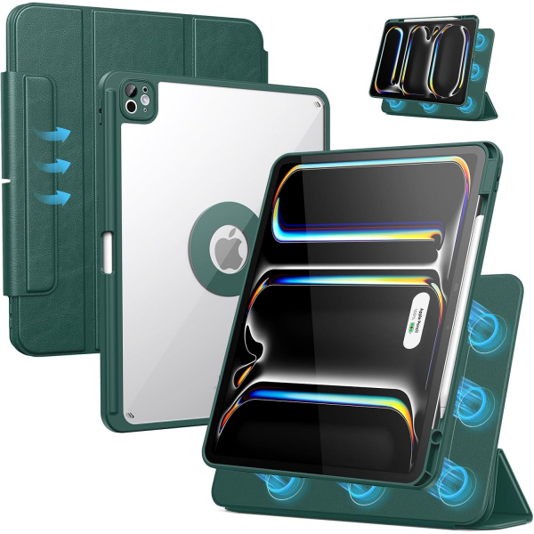 SPARIN iPad Air M3/M2 Hybrid Klf (13 in)-Midnight Green