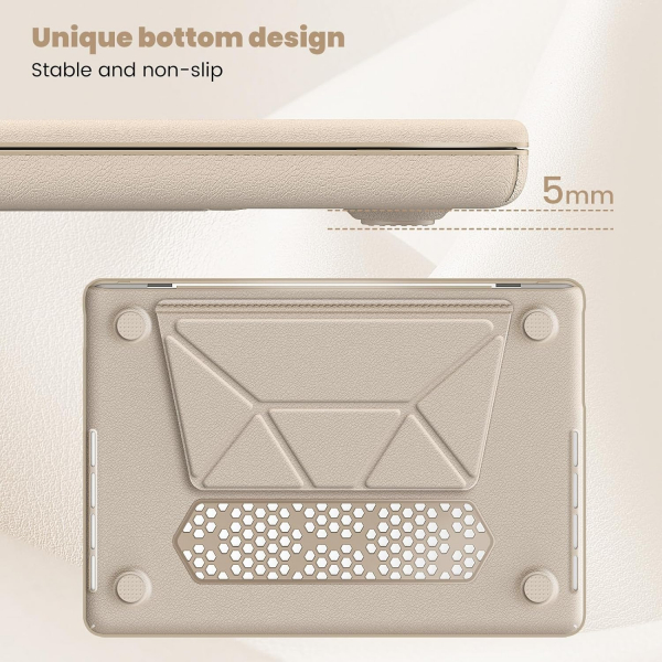 Batianda MacBook Air M4 Kickstandl Klf (13 in)-Khaki
