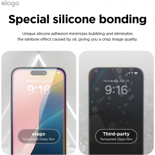 elago Apple iPhone 16 Pro Ekran Koruyucu
