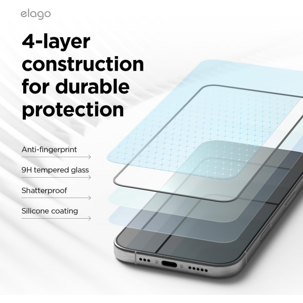 elago Apple iPhone 16 Pro Ekran Koruyucu