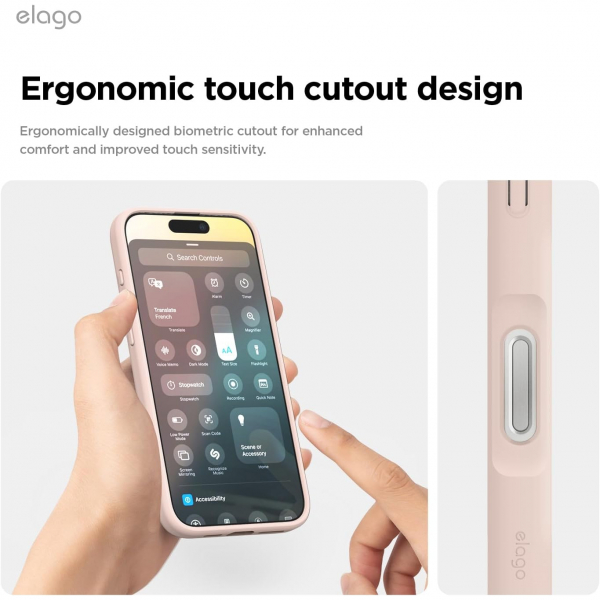 elago Apple iPhone 16 Plus Hybrid effaf Klf-Matte Pink