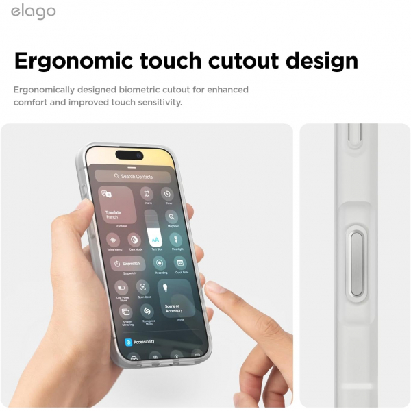 elago Apple iPhone 16 Plus Hybrid effaf Klf-Matte Clear