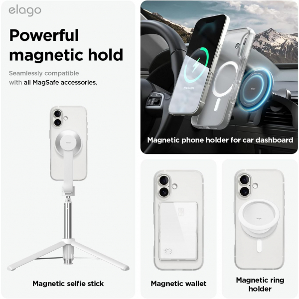 elago Apple iPhone 16 Plus Hybrid effaf Klf-Matte Clear