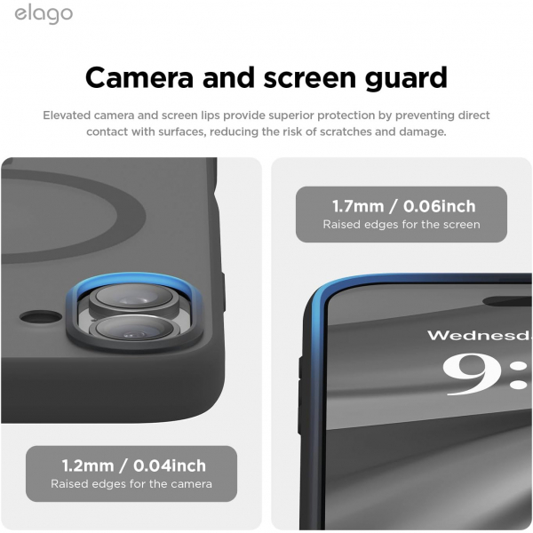 elago Apple iPhone 16 Plus Hybrid effaf Klf-Matte Black