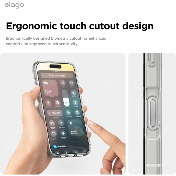 elago Apple iPhone 16 Plus Hybrid effaf Klf-Clear