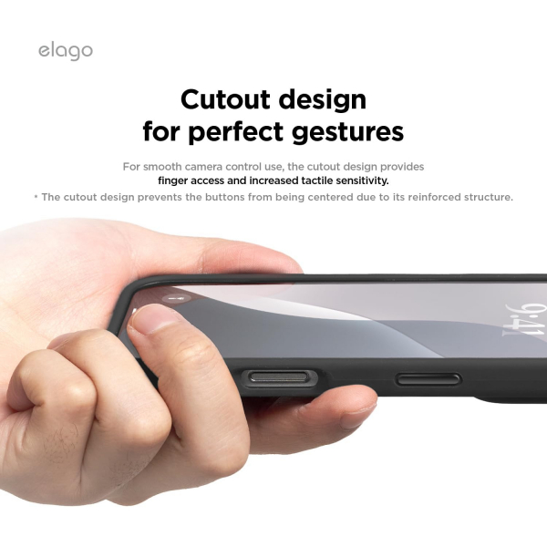 elago Apple iPhone 16 Plus Manyetik Klf-Black