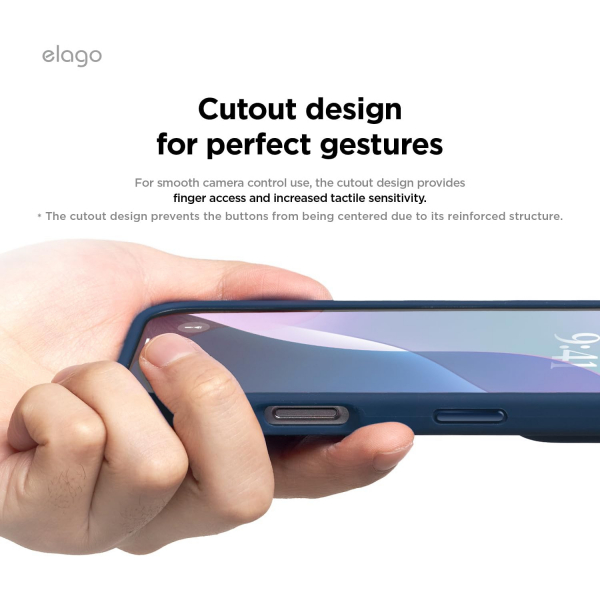 elago Apple iPhone 16 Plus Manyetik Klf-Jean Indigo