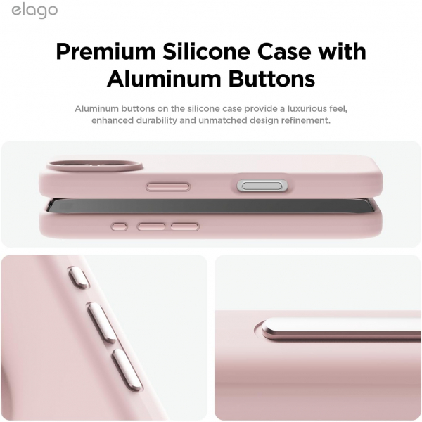 elago Apple iPhone 16 Plus Manyetik Klf-Lovely Pink