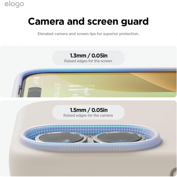 elago Apple iPhone 16 Plus Manyetik Klf-Stone