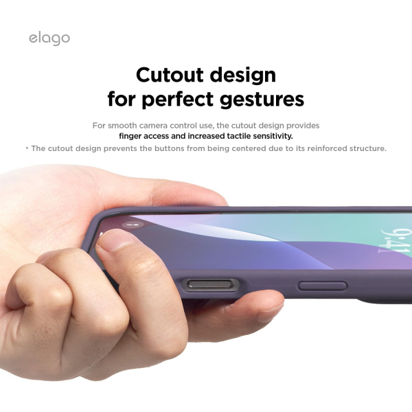 elago Apple iPhone 16 Plus Silikon Klf-Deep Lavender