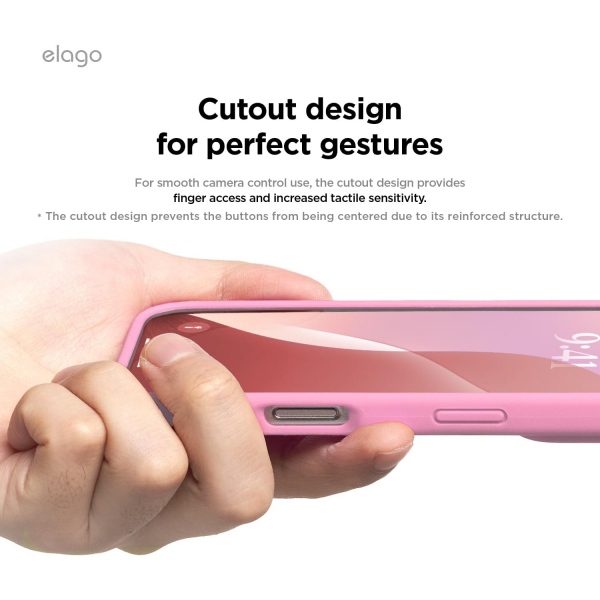 elago Apple iPhone 16 Plus Silikon Klf-Hot Pink
