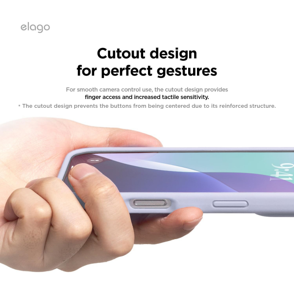elago Apple iPhone 16 Plus Silikon Klf-Purple