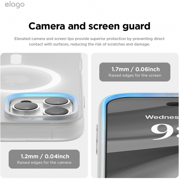 elago Apple iPhone 16 Pro Max Hybrid effaf Klf-Matte Clear