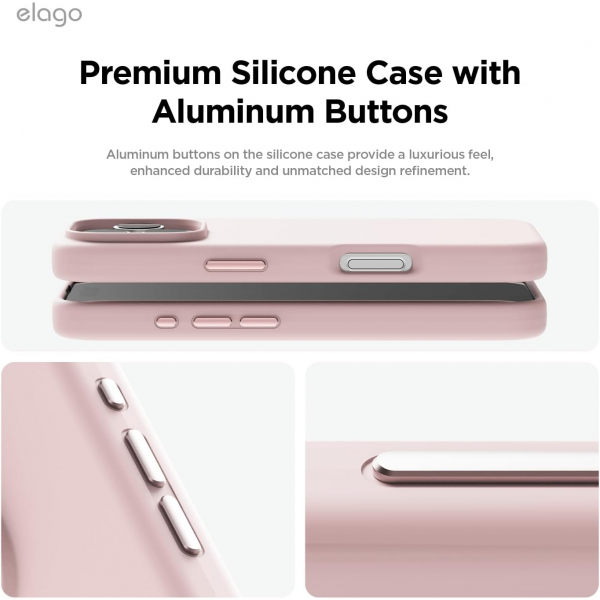 elago Apple iPhone 16 Pro Max Manyetik Klf-Lovely Pink