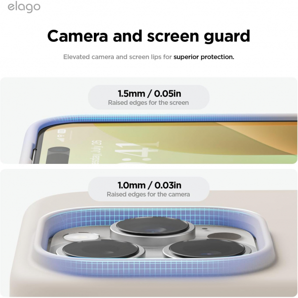 elago Apple iPhone 16 Pro Max Manyetik Klf-Stone