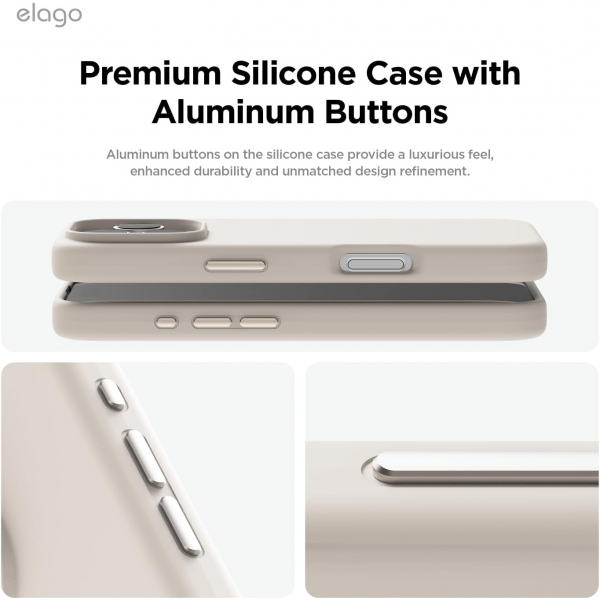 elago Apple iPhone 16 Pro Max Manyetik Klf-Stone