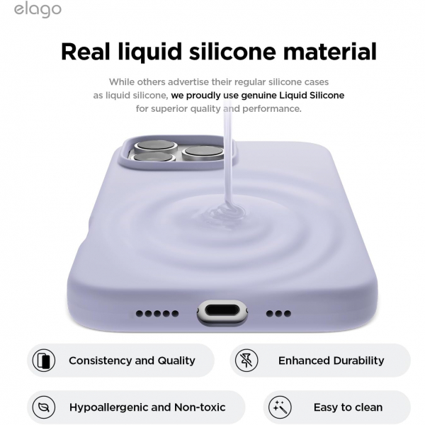 elago Apple iPhone 16 Pro Max Manyetik Klf-Purple