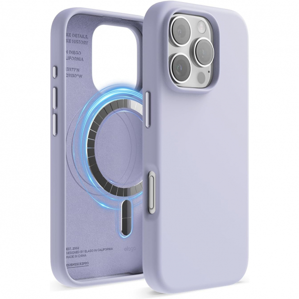 elago Apple iPhone 16 Pro Max Manyetik Klf-Purple