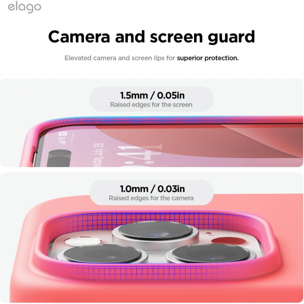 elago Apple iPhone 16 Pro Max Manyetik Klf-Pink