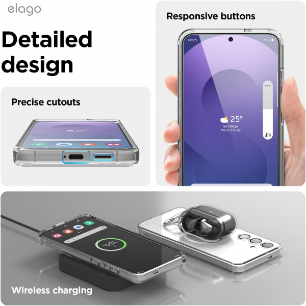 elago Samsung Galaxy S25 Plus effaf MagSafe Klf