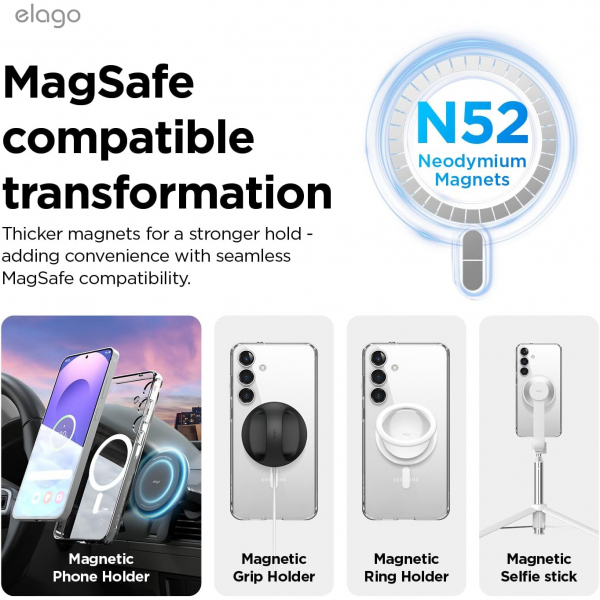 elago Samsung Galaxy S25 Plus effaf MagSafe Klf