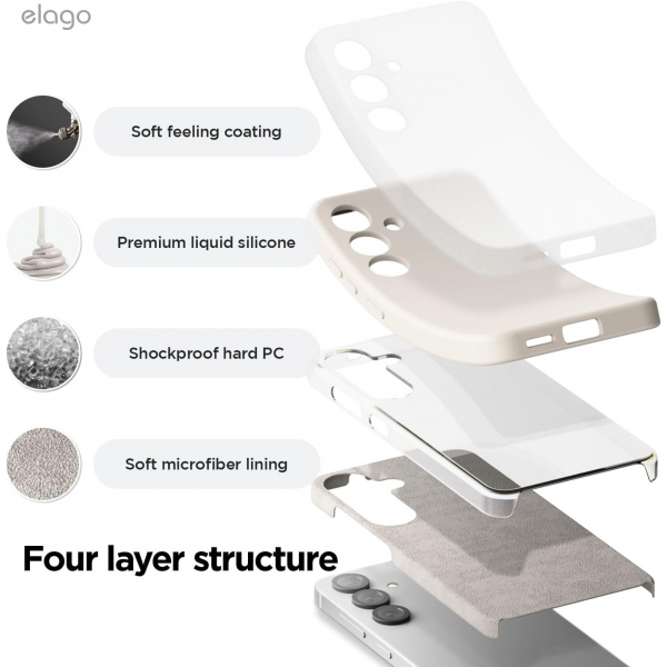 elago Samsung Galaxy S25 Plus Silikon Klf-Stone 