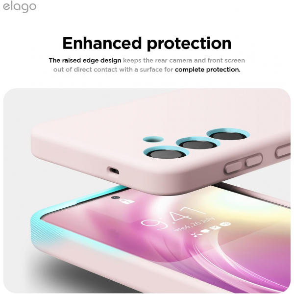 elago Samsung Galaxy S25 Plus Silikon Klf-Lovely Pink