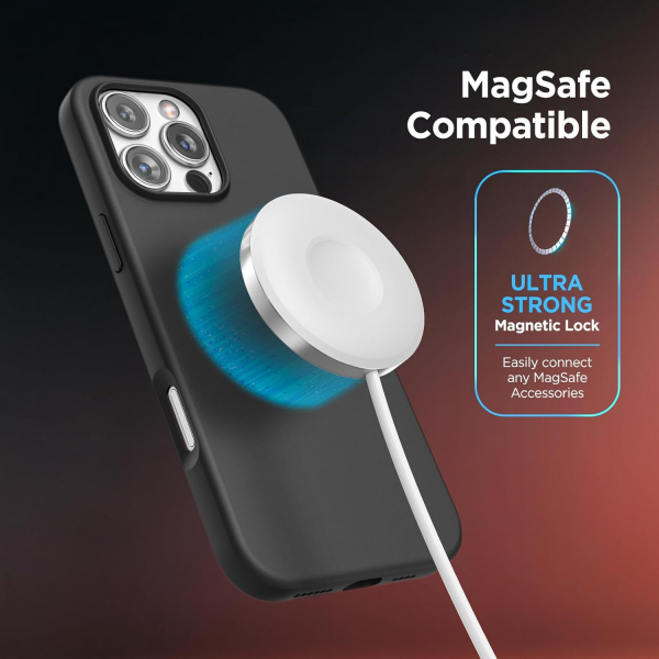 Encased iPhone 16 Pro Max Manyetik Klf-Black