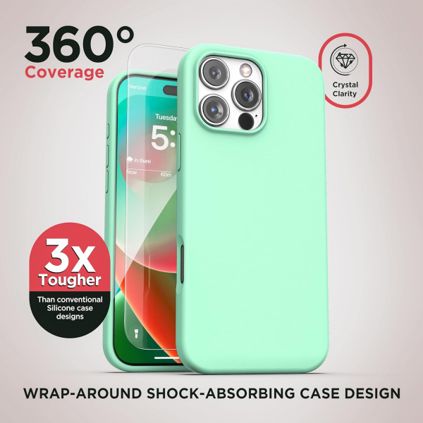 Encased iPhone 16 Pro Max Manyetik Klf-Green