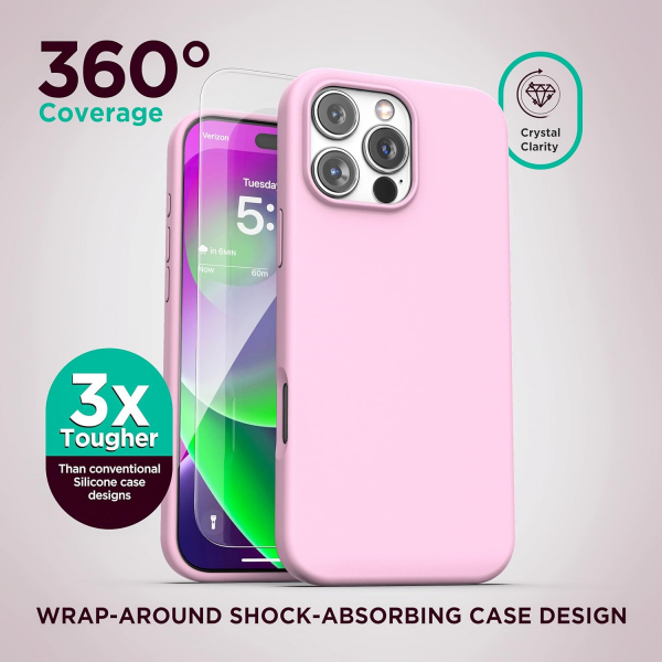 Encased iPhone 16 Pro Max Manyetik Klf-Pink