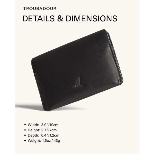 Troubadour Flip Erkek Czdan(Black)