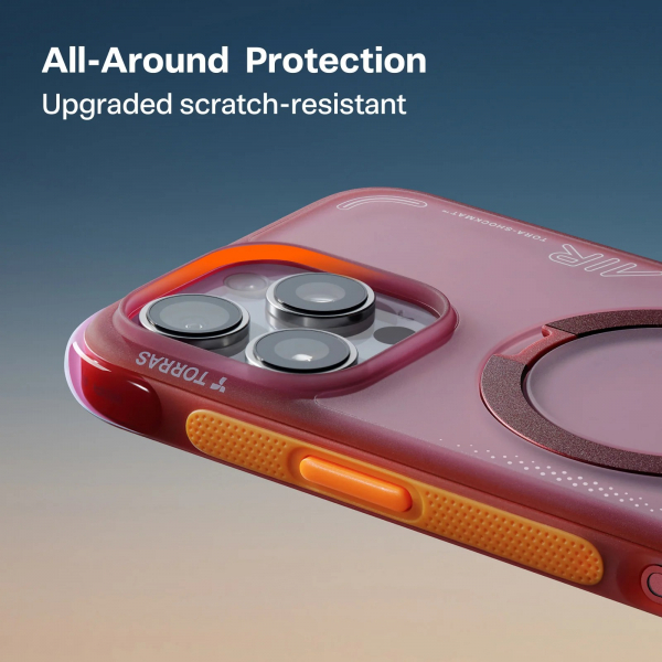 TORRAS iPhone 15 Pro Max Ostand Q3 Air Klf-Glacier Sprint 