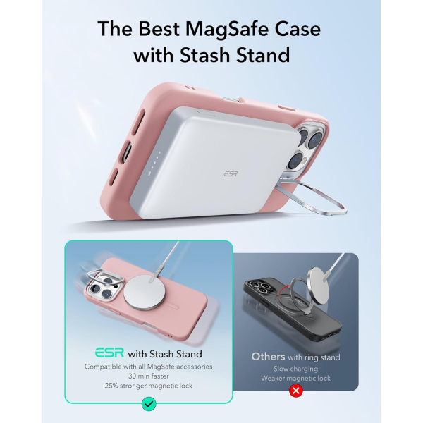 ESR Apple iPhone 16 Pro Cloud Klf -Pink