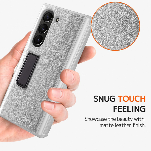 NINKI Samsung Galaxy Z Fold 7 Tam Korumal Klf-Silver