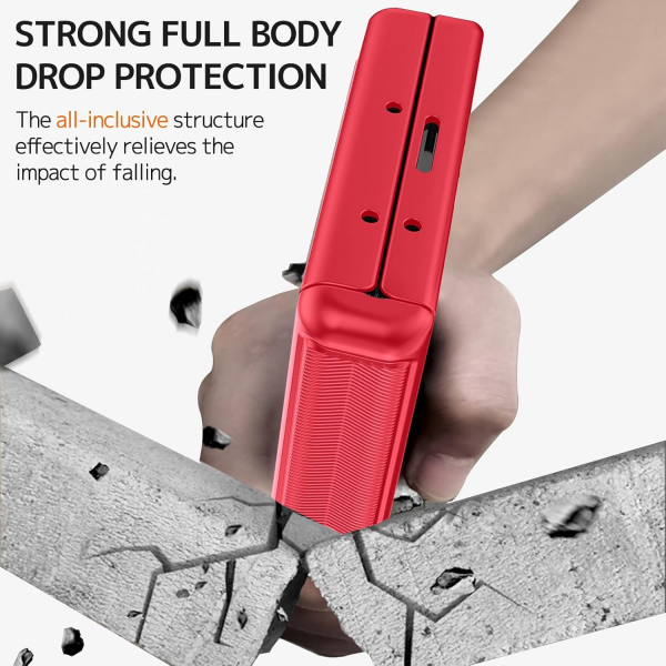NINKI Samsung Galaxy Z Fold 7 Tam Korumal Klf-Red