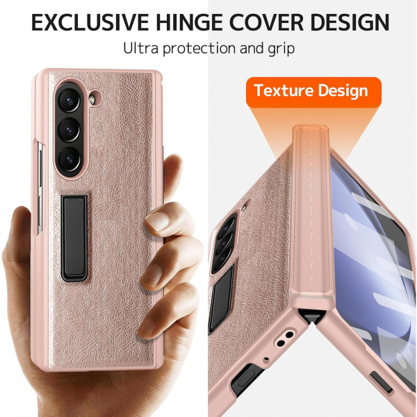 NINKI Samsung Galaxy Z Fold 7 Tam Korumal Klf-Gold