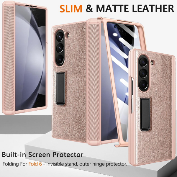 NINKI Samsung Galaxy Z Fold 7 Tam Korumal Klf-Gold