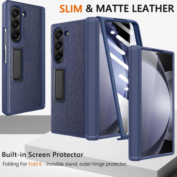 NINKI Samsung Galaxy Z Fold 7 Tam Korumal Klf-Blue