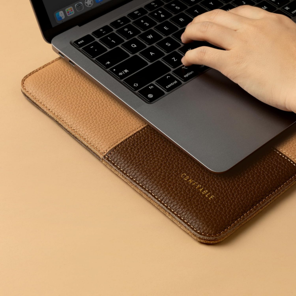 Comfyable MacBook Air/Pro Uyumlu anta(15 in)-Camel Chocolate 