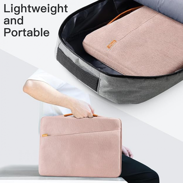 JETech Su Geirmez Laptop antas (15 in)-Rose Gold