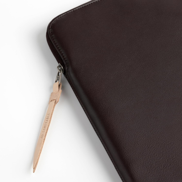 Comfyable Deri Laptop antas (13-14 in)-Chocolate 