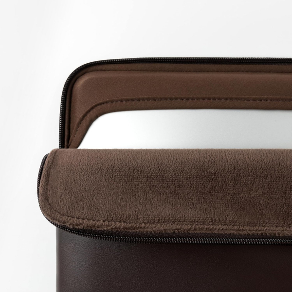 Comfyable Deri Laptop antas (13-14 in)-Chocolate 