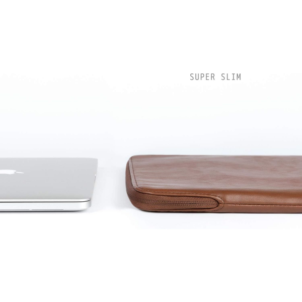 Comfyable Deri Laptop antas (13-14 in)-Brown