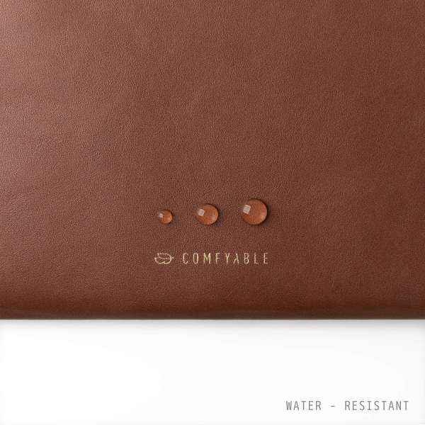 Comfyable Deri Laptop antas (13-14 in)-Brown