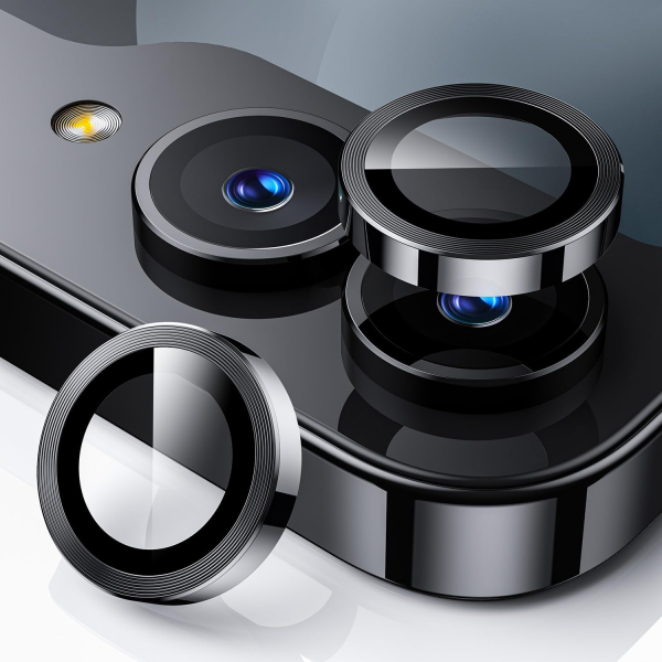 WSKEN Galaxy Z Flip 7 Kamera Lens Koruyucu-Black