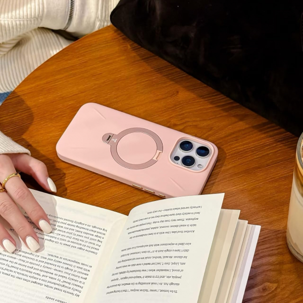 TORRAS iPhone 16 Pro Q3 Silikon Klf-Pink