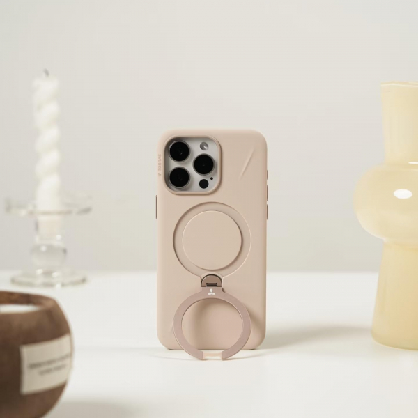 TORRAS iPhone 16 Pro Q3 Silikon Klf-Dune Beige